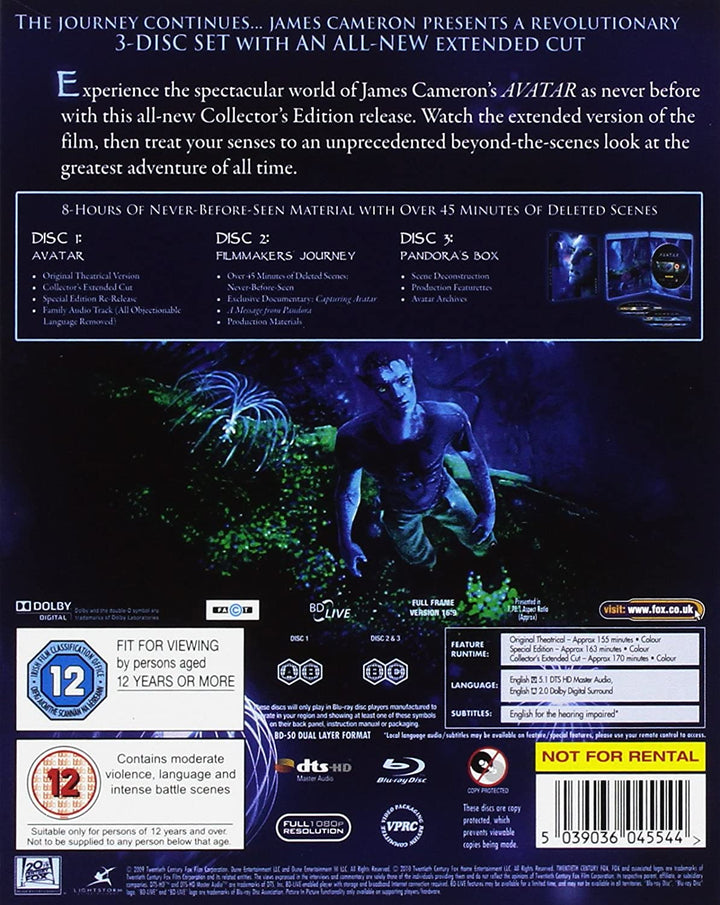 Avatar - Sci-fi/Action [Blu-Ray]