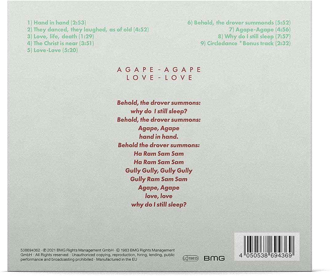 Popol Vuh – Agape-Agape (Love-Love) [Audio-CD]