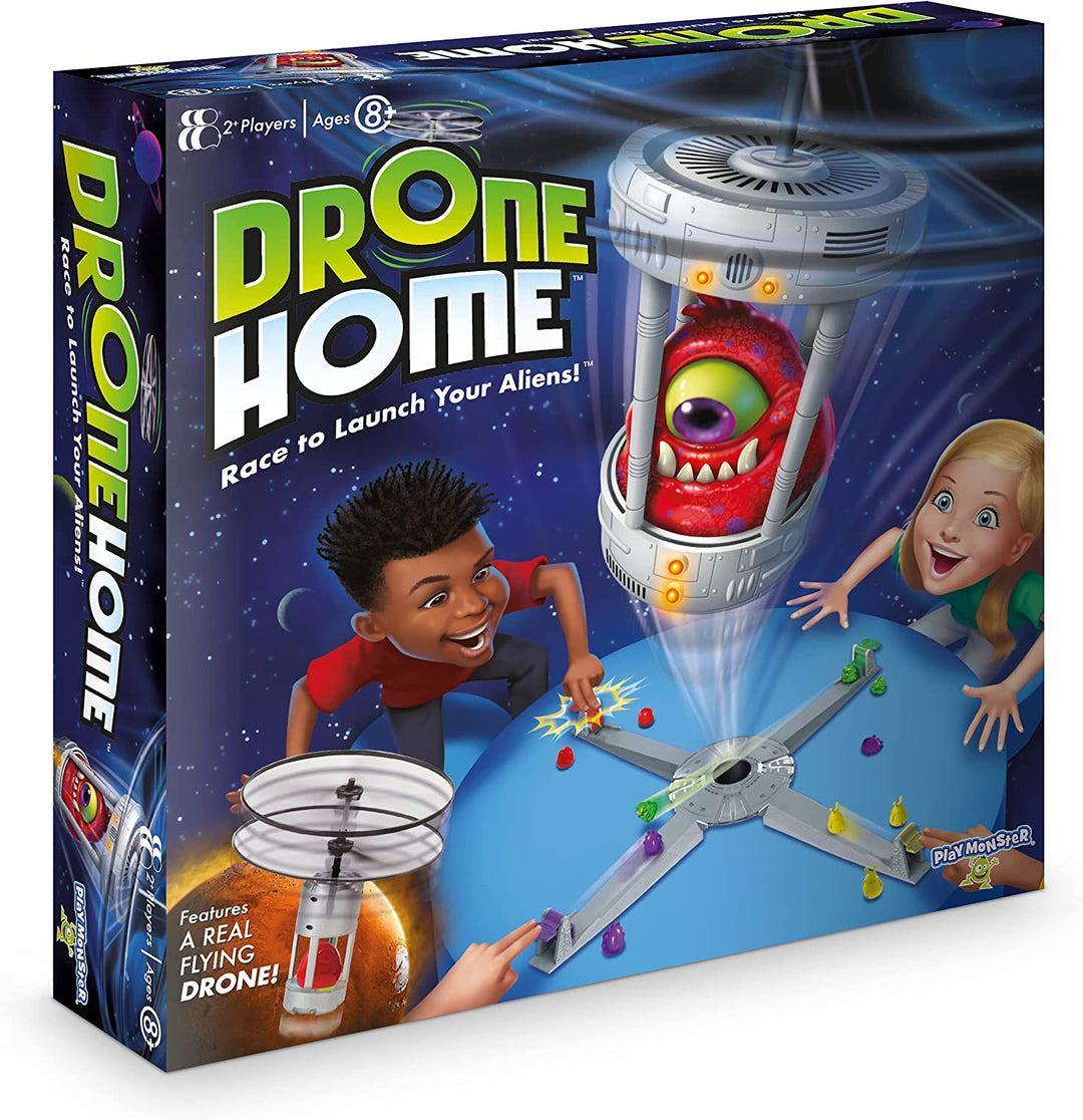 PlayMonster GP009 Home, Kinderspiel mit einer echten fliegenden Drohne, verschiedene