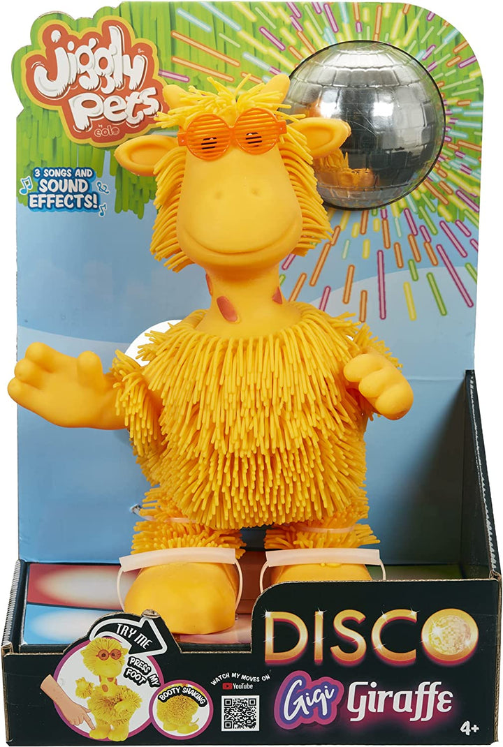 eolo sport hk JP011 Jiggly Gigi Interaktive Tierbewegung, Geräusche und Musik Elektronisches Haustierspielzeug, tanzende Giraffe