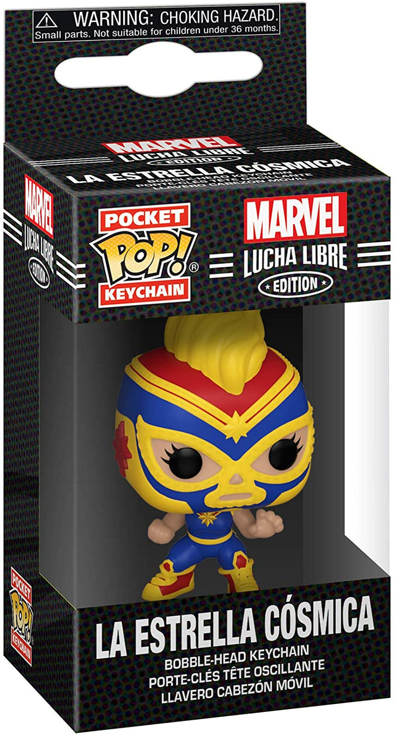 Marvel Lucha Libre Edition La Estrella Cosmica Funko 53894 Pocket Pop!