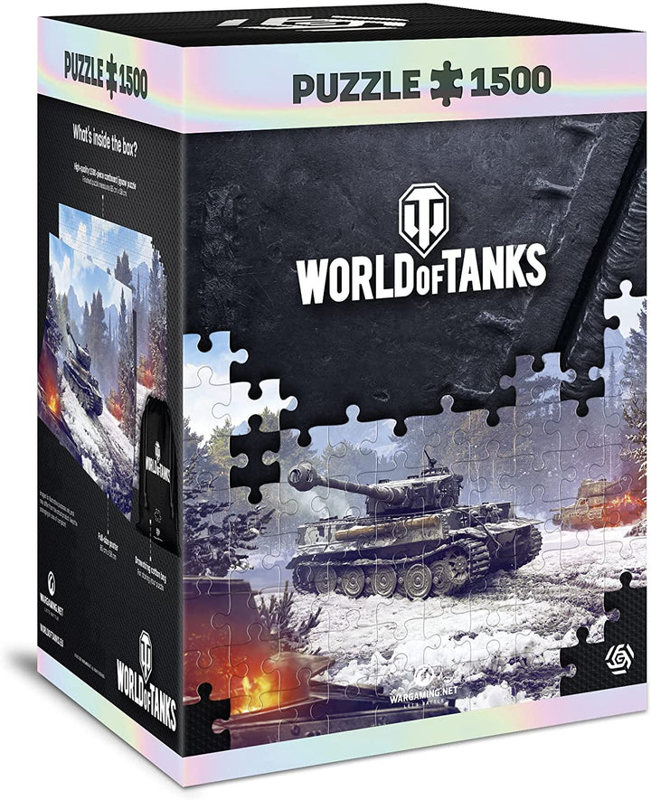 Gute Beute World of Tanks: Winter Tiger | 1500-teiliges Puzzle | beinhaltet Pos