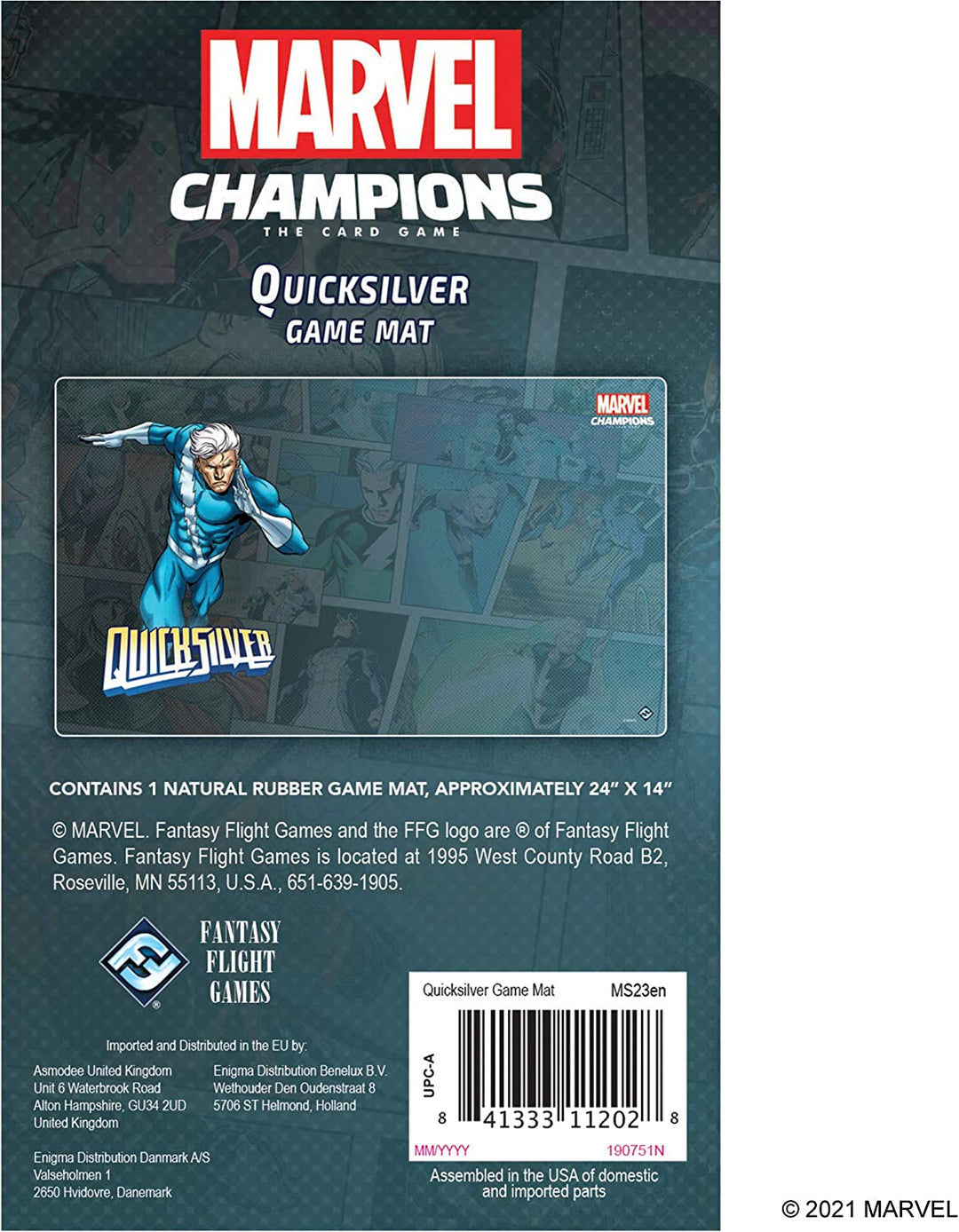 Marvel Champions: Quicksilver Spielmatte 