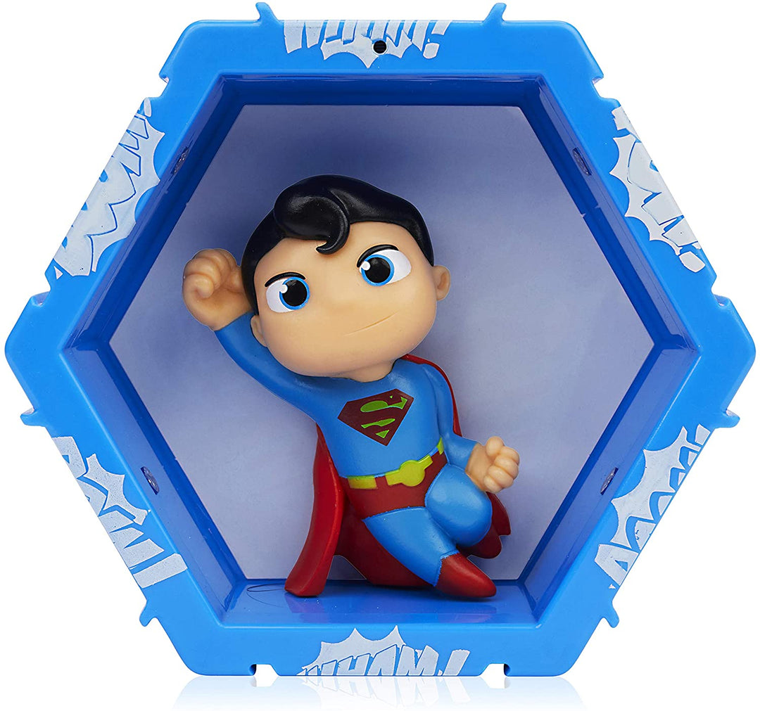 WOW! PODS Superman - Official DC Comics Superhero Light-Up Bobble-Head Figure | Collectable Toy