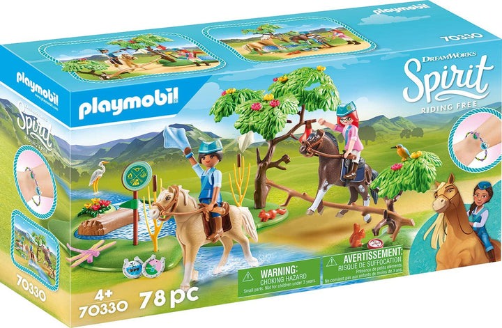 Playmobil DreamWorks Spirit 70330 Rivieruitdaging speelgoed, veelkleurig, 348 x 90 x 187 mm