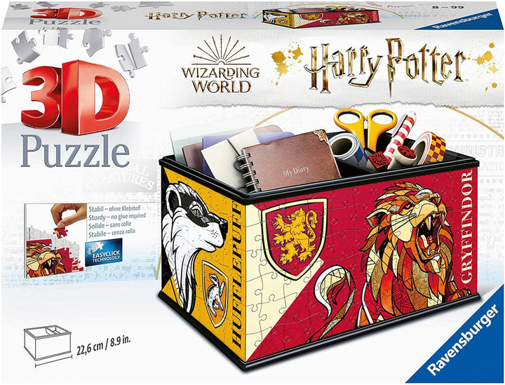 Ravensburger 11258 3D-Puzzle Harry Potter Schatzkiste, Mehrfarbig