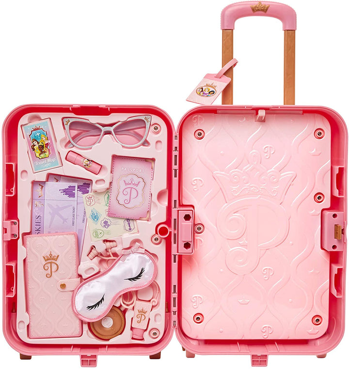 Disney Princess Travel Suitcase Play Set for Girls with Luggage Tag by Style Col