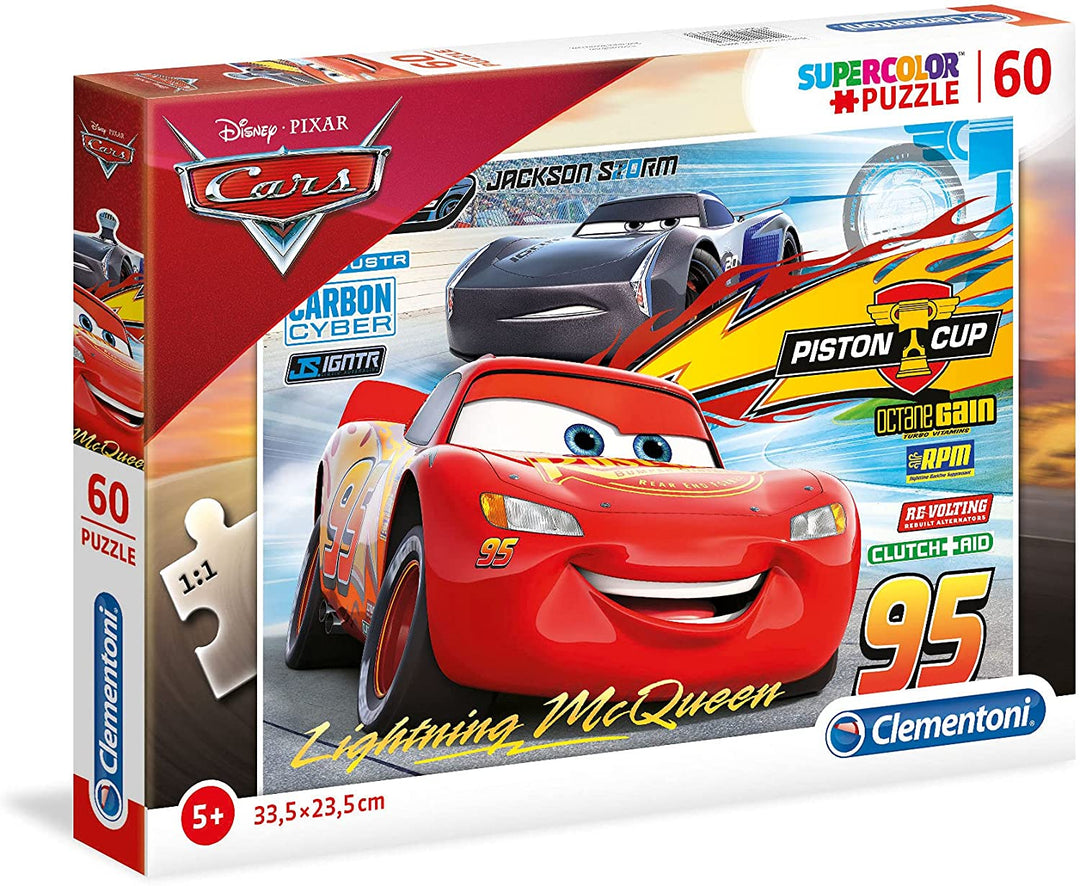 Clementoni 26973, Disney Cars-Puzzle für Kinder – 60 Teile, ab 5 Jahren