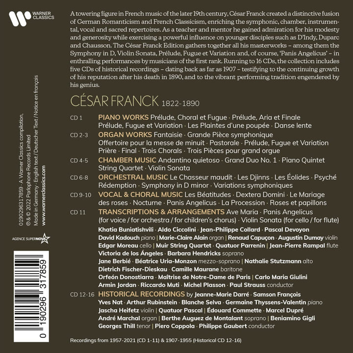 Cesar Franck Edition [Audio-CD] 