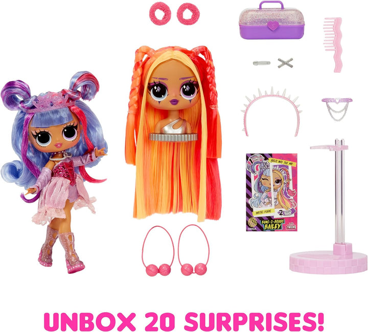 LOL Surprise Tweens Surprise Swap Series – Buns-2-Braids Bailey – Fashion Dol