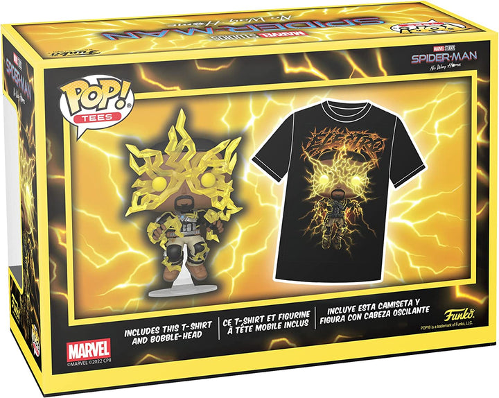 Funko Pop &amp; Tee: Spider Man: No Way Home – Electro (GW) (S)