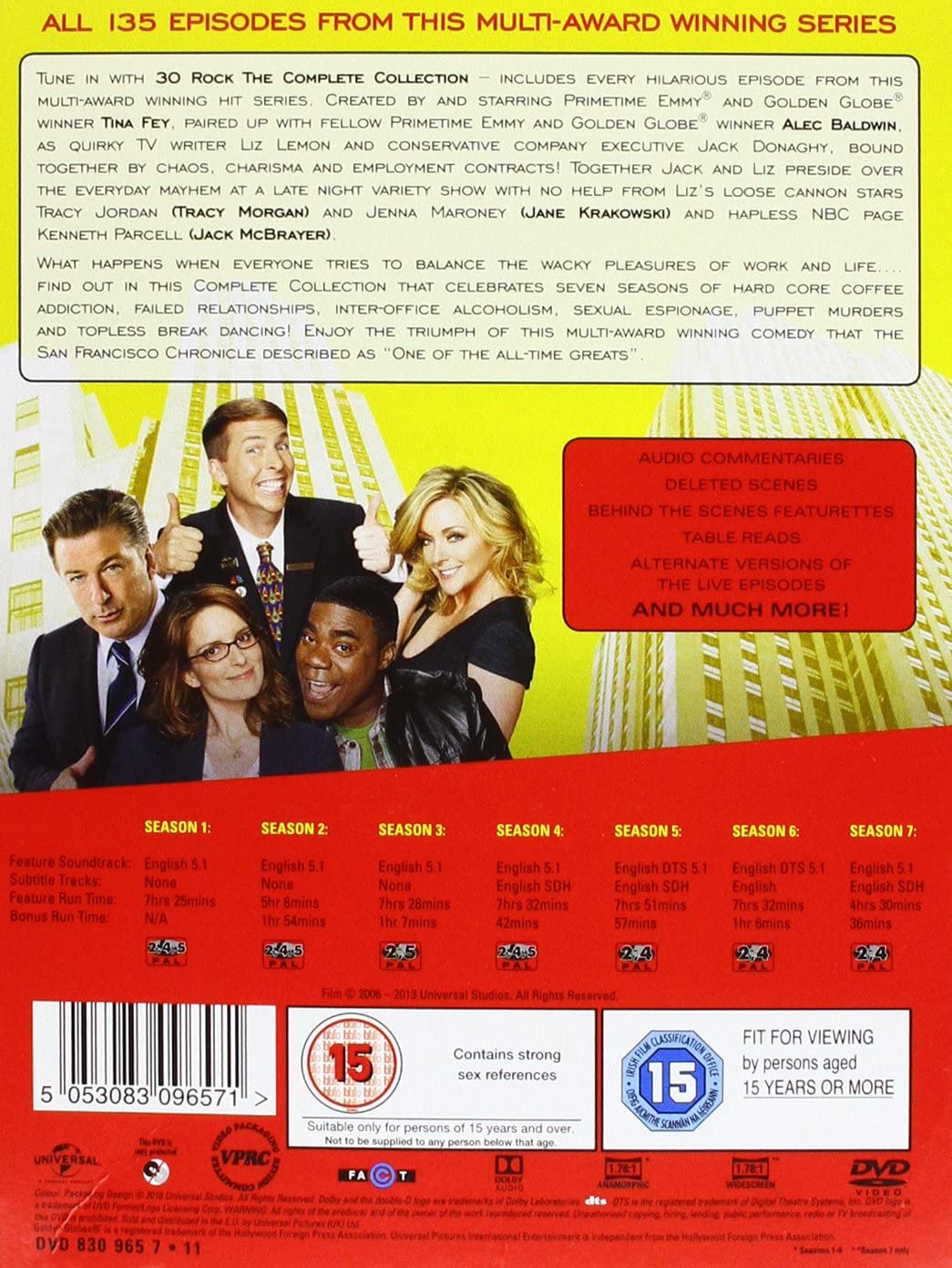 30 Rock: Seasons 1-7 [DVD]