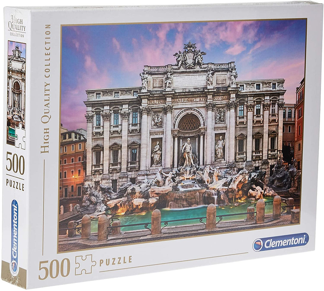 Clementoni - 35047 - Collection Puzzle for Adults and Children - Trevi Fountain - 500 Pieces