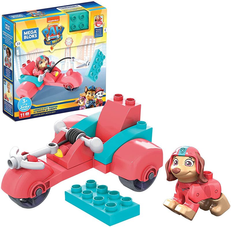 Mattel Mega Bloks Paw Patrol The Movie Liberty’s City Scooter Set