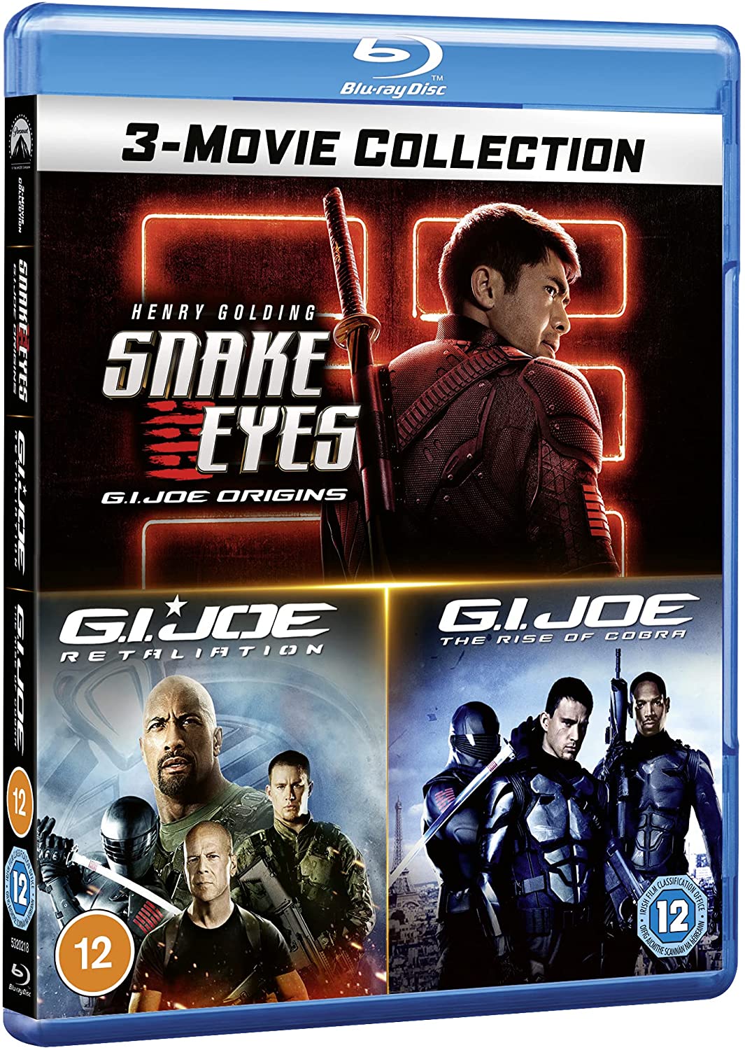 G.I. Joe Triple Pack [2021] [Region Free] - Action [Blu-ray]