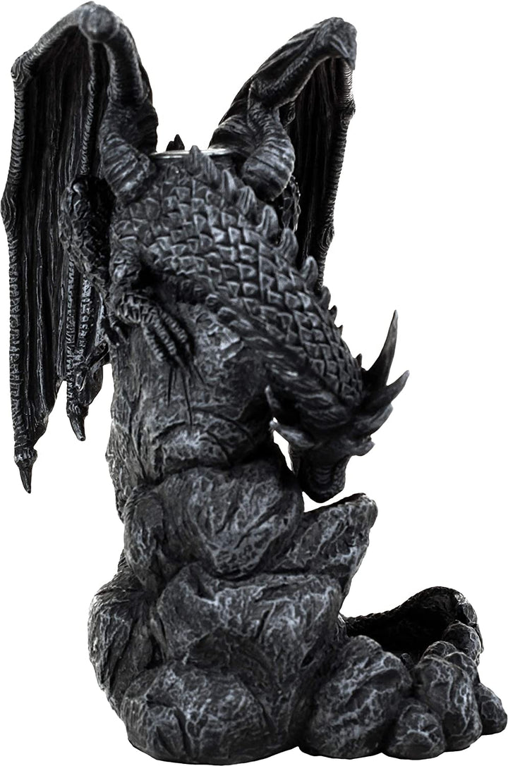 Nemesis Now Dragon Pool Backflow Incense Burner 19cm Black, Resin, One Size
