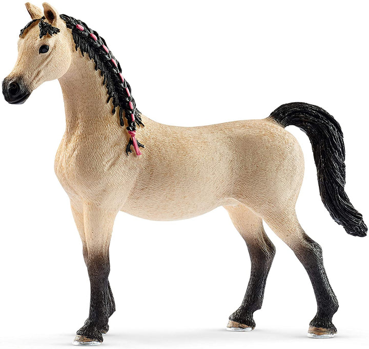 Schleich 42369 stall with Arab Horses and Groom