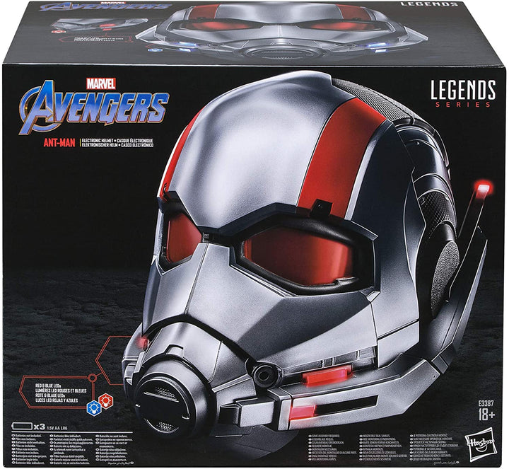 Hasbro Marvel Legends Series Ant-Man Roleplay Premium Collector Film Electronic Helmet with LED Light FX