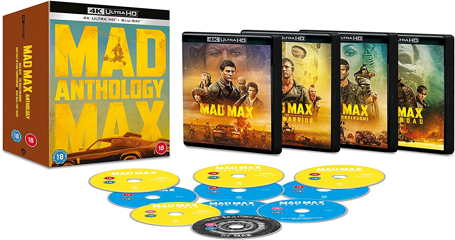 Mad Max Anthology (1979-2015) - 4K Ultra HD [Region Free] [Blu-ray] 1