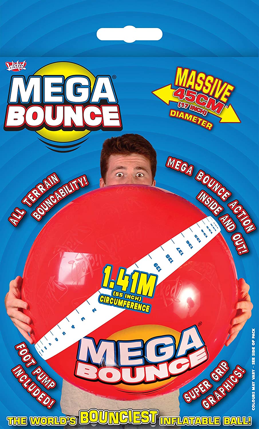 Wicked Mega Bounce Junior Aufblasbarer Hüpfball