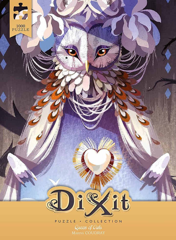 Dixit 1000p Puzzle – Königin der Eulen