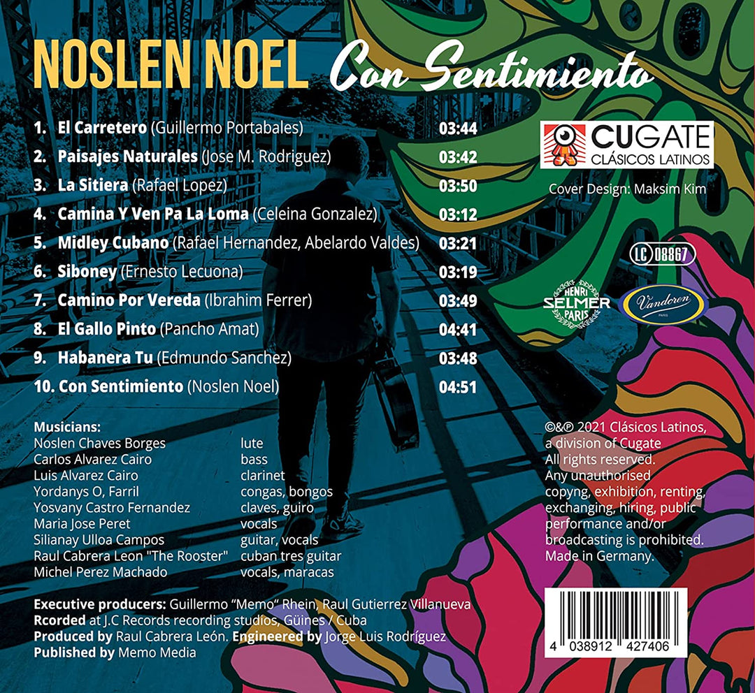 Noslen Noel - Noslen Noel: Con Sentimiento [Noslen Noel; Noslen Chaves Borges; Carlos Alvarez Cairo] [Cugate Clasicos Latinos: CLL008] [Audio CD]