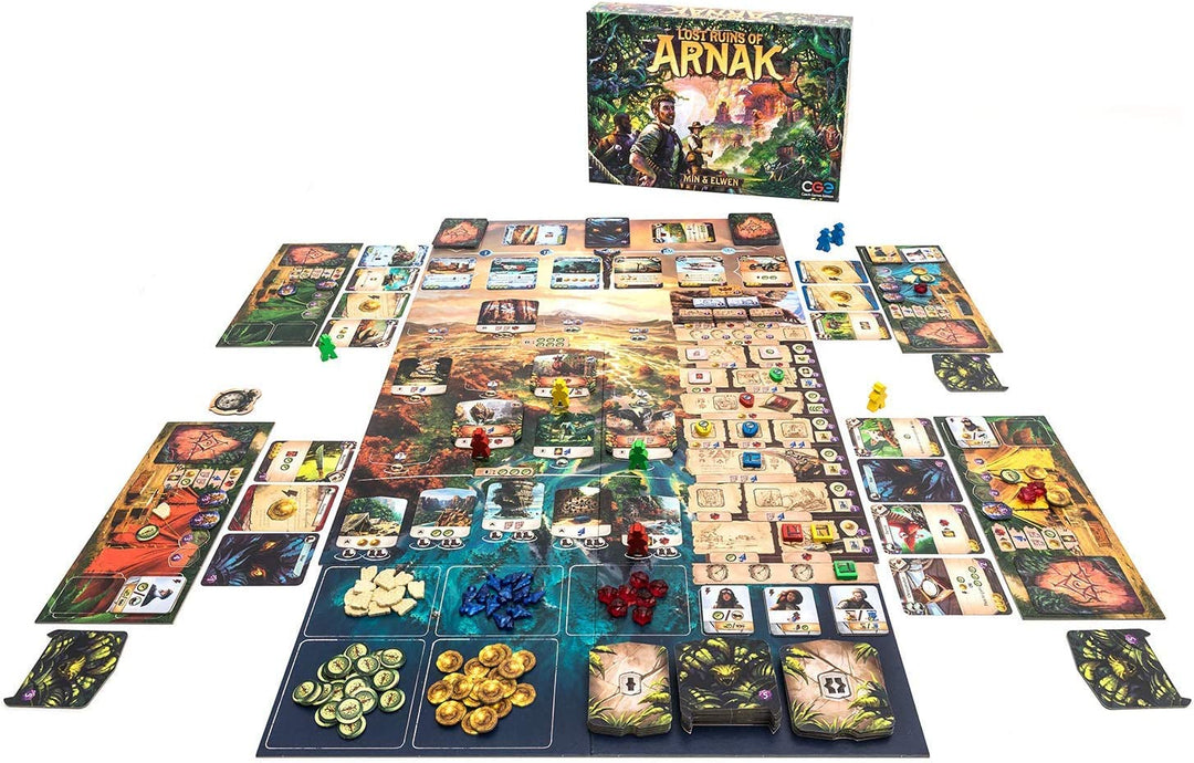 Tschechische Spiele-Edition | Verlorene Ruinen von Arnak | Brettspiel | 1 bis 4 Spieler