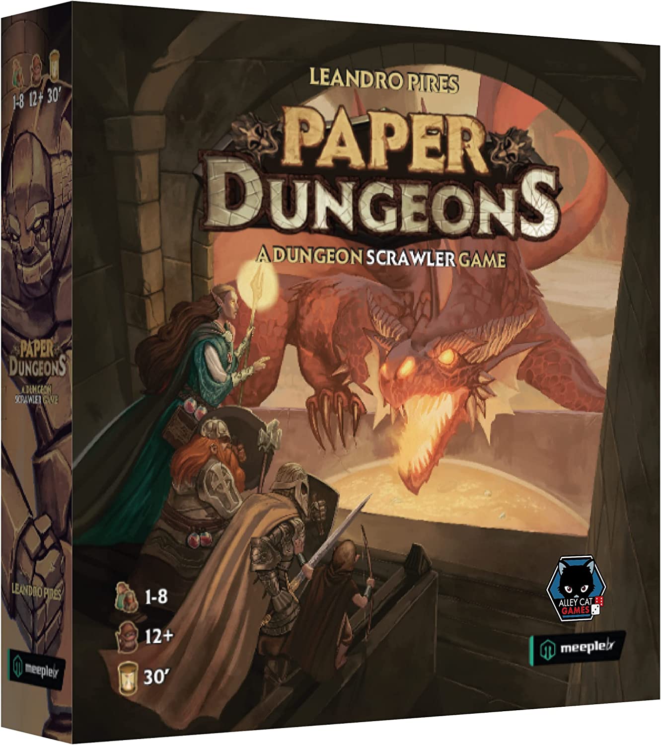 Alley Cat Games Paper Dungeons Board Game 1