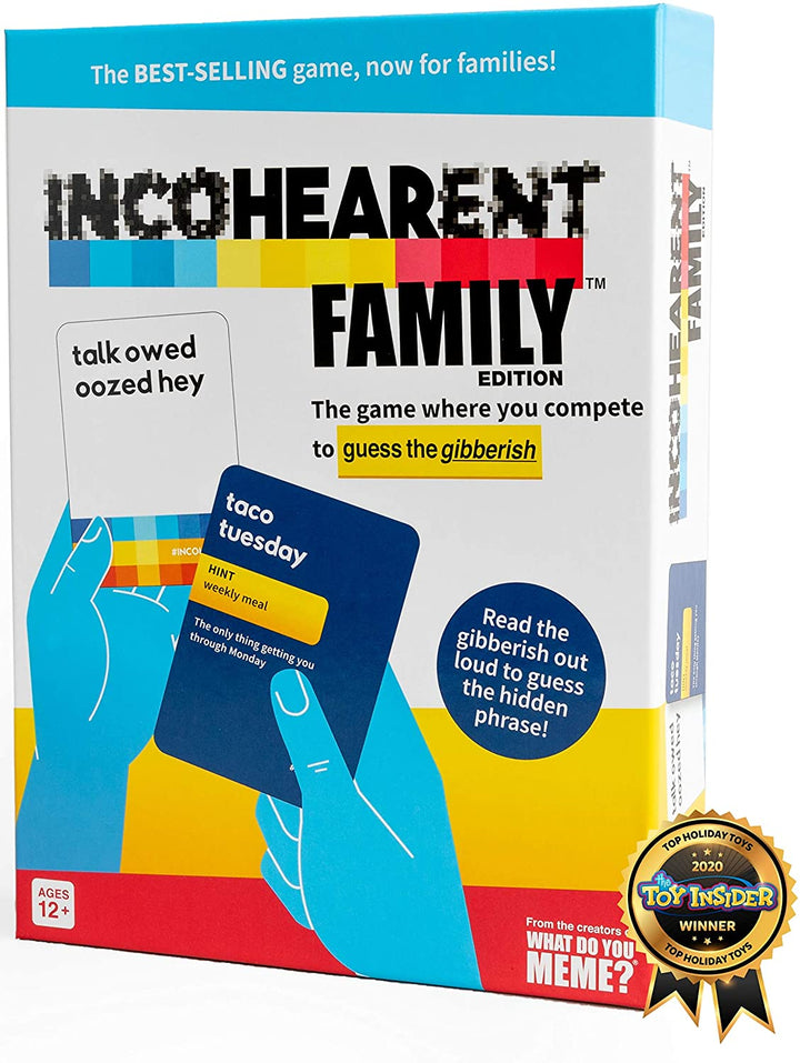 WAS MEMEST DU? Incohearent Family Edition – Das Familienspiel, bei dem Sie gegeneinander antreten