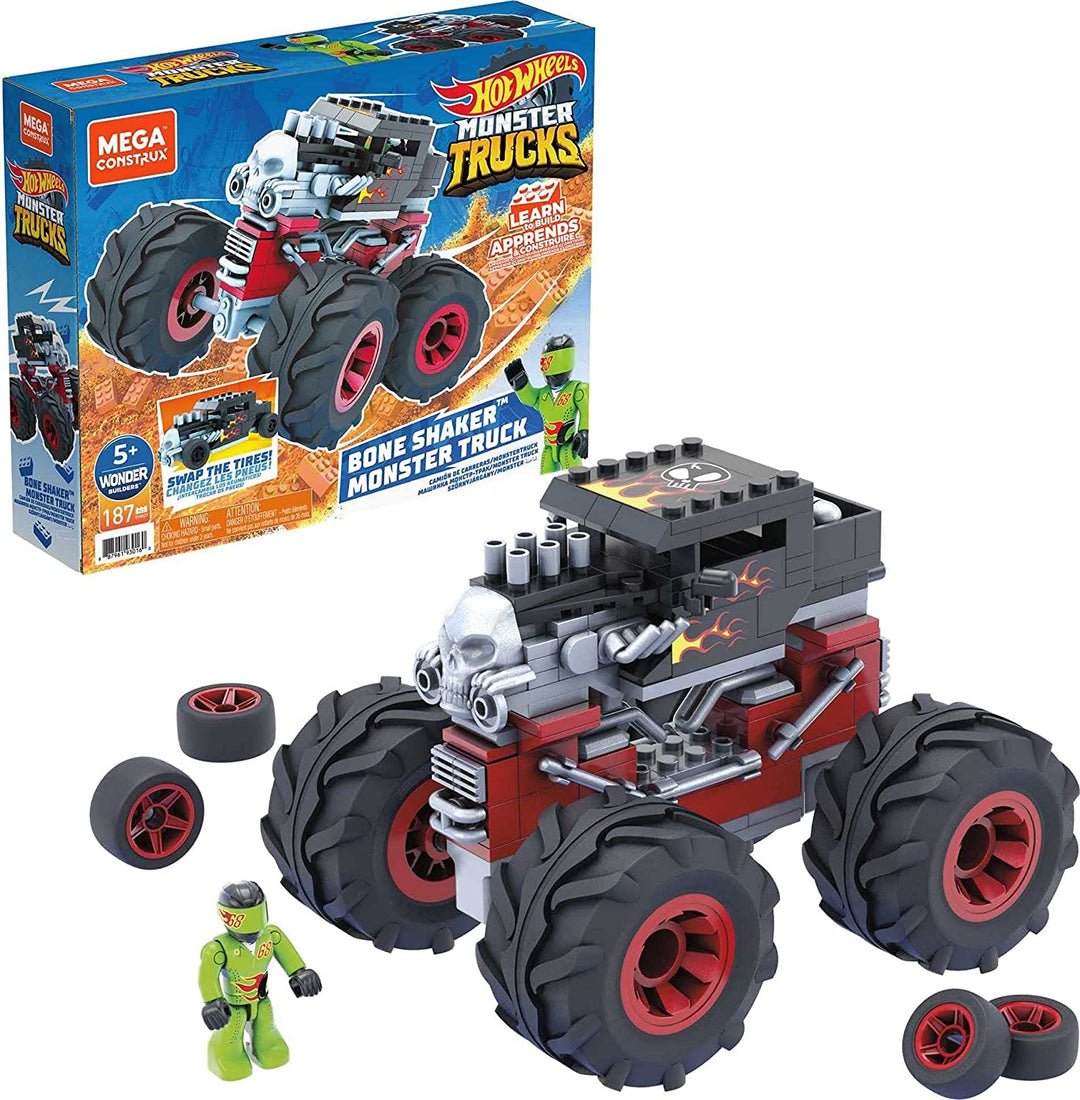 Camión monstruo Mega Construx Hot Wheels Bone Shaker