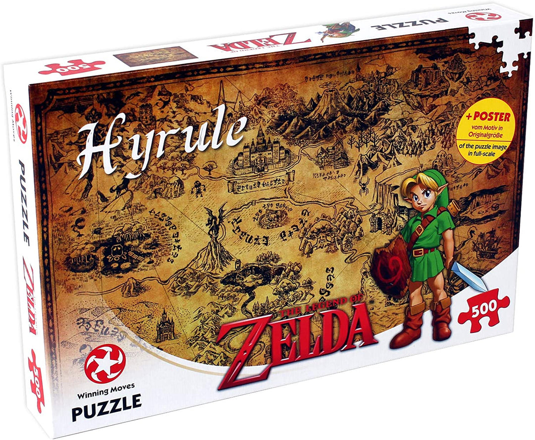 Mosse vincenti Puzzle da 500 pezzi Legend of Zelda Hyrule Field