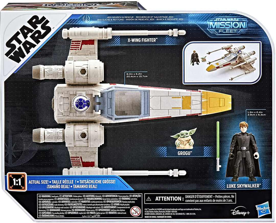 Star Wars Mission Fleet Stellar Class Luke Skywalker &amp; Grogu X-Wing Jedi-Suche