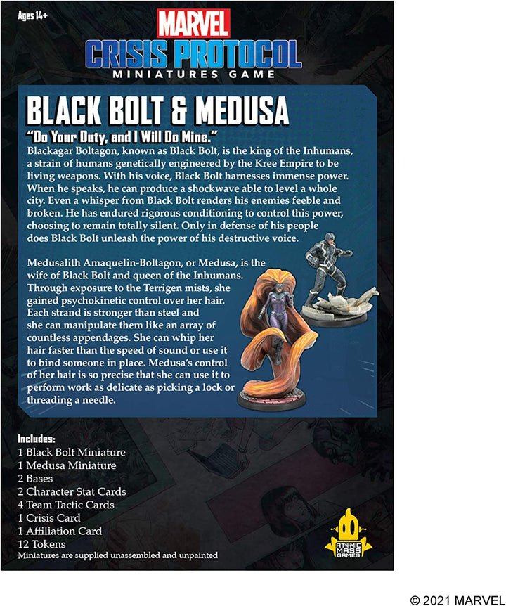 Marvel Crisis Protocol: Black Bolt und Medusa