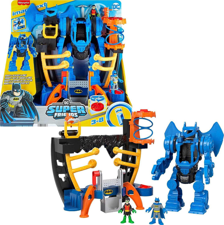 Imaginext DC Super Friends Batman-Spielset, Robo Command Center mit abnehmbarem 1