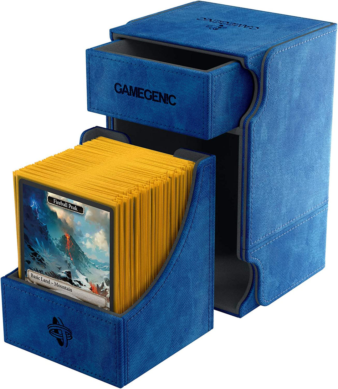 Gamegenic Watchtower 100-Karten-Convertible-Deck-Box, Blau