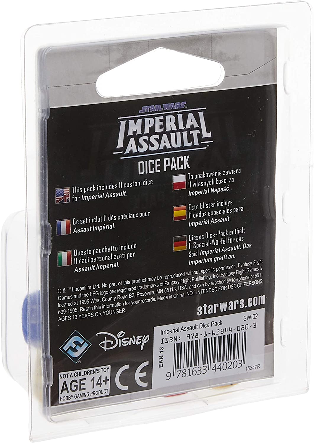Fantasy Flight Games Star Wars: Imperial Assault Dice Pack 3