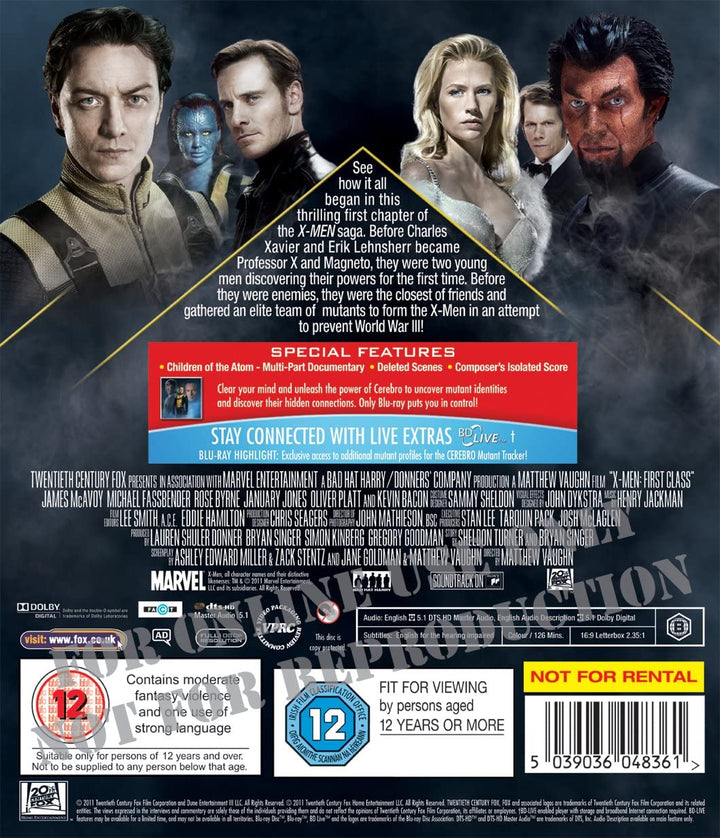 X-Men: First Class – Action/Abenteuer [Blu-Ray]