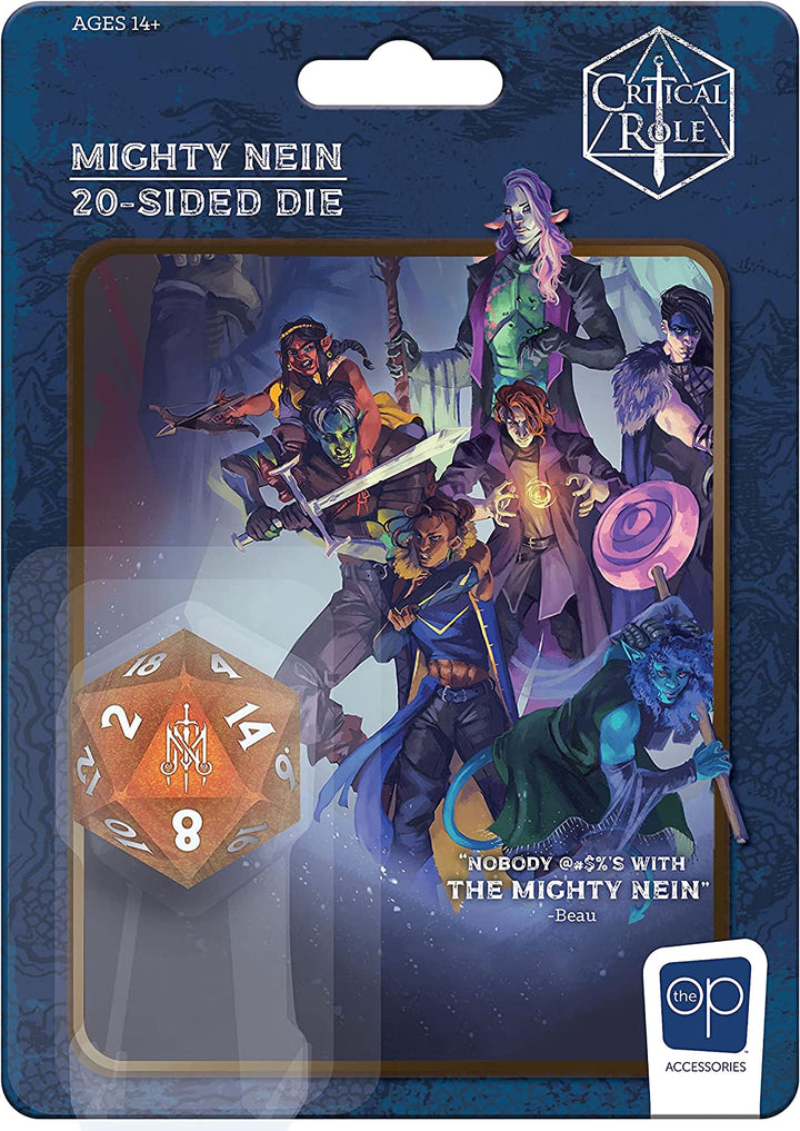 USAopoly Critical Role D20 Mighty Nein 20-seitiger Würfel