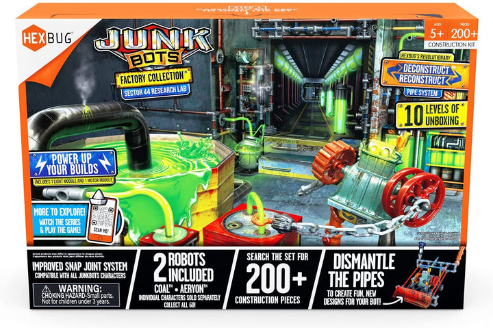 HEXBUG JUNKBOTS Kleine Fabrik Habitat Sector 44 Forschungslabor, Überraschungsspielzeugspiele