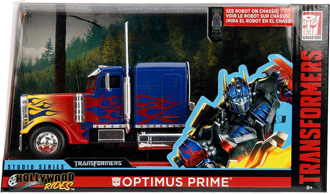 TRANSFORMERS T1 OPTIMUS PRIME DRUCKGUSSAUTO IM MASSSTAB 1:24