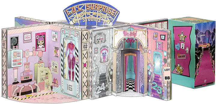 L.O.L. Surprise! 576532EUC LOL OMG Magic Studios-70+ Surprises, 12 2 Fashion Dolls, Studio Stages, Green Screen, Phone Tripod, Movie Theater/Set Packaging, Accessories-for Children Ages 4+
