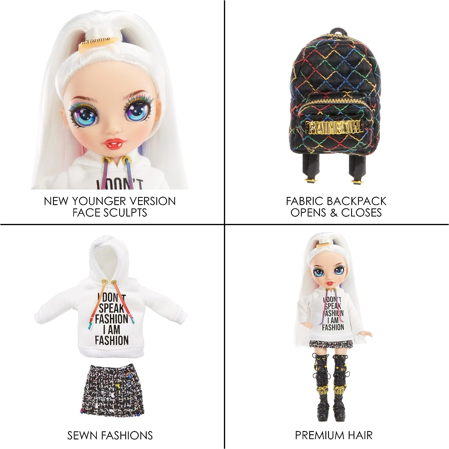 Rainbow High Junior High - Amaya Raine Fashion Doll with Outfit & Accessories - 9" (23cm) 5
