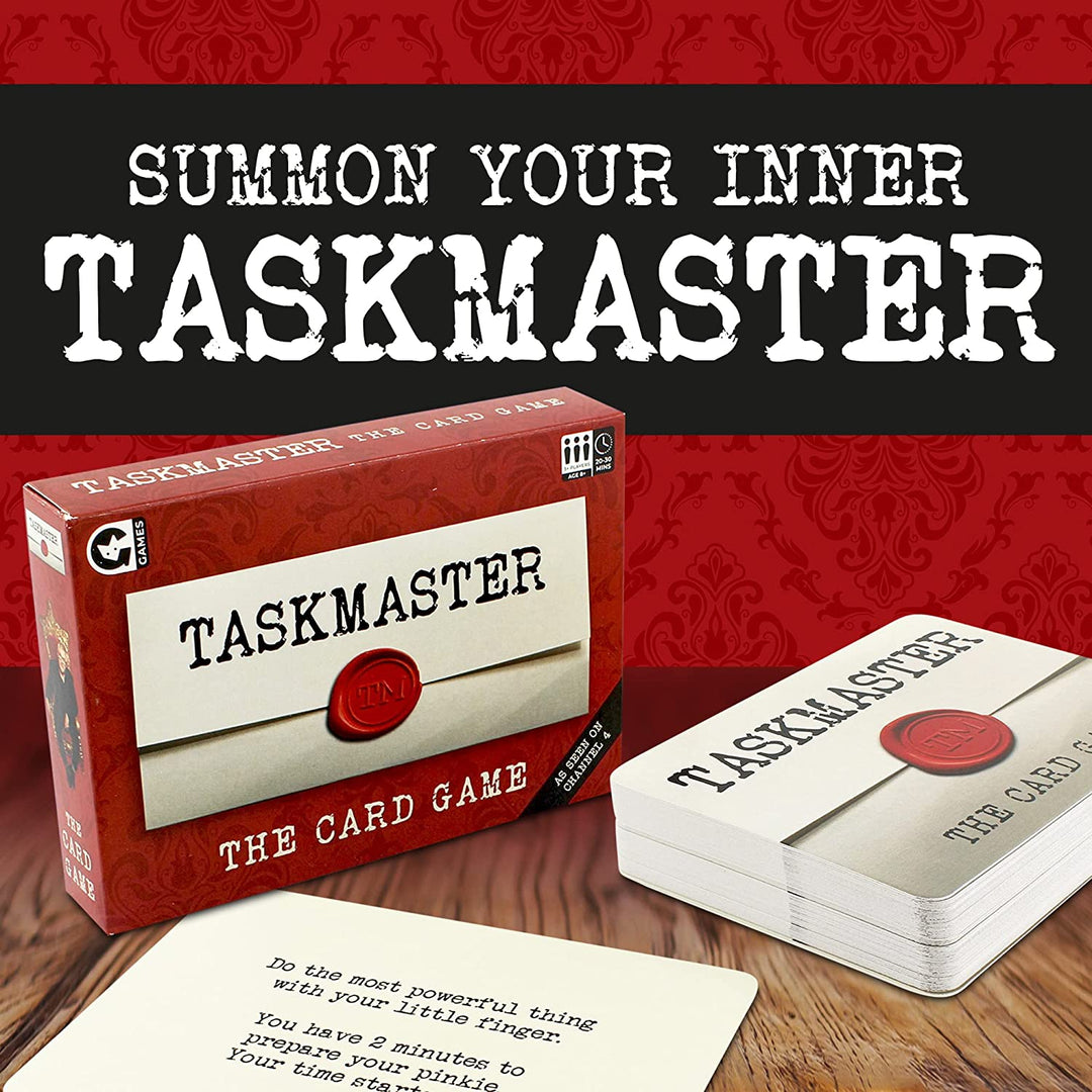 Taskmaster-Kartenspiel