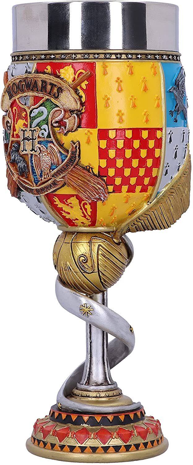 Nemesis Now Harry Potter Golden Snitch Quidditch Sammelkelch, Kunstharz, Gelb, 19,5 cm