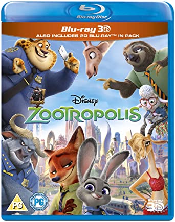 Zootropolis [Blu-ray 3D + Blu-ray] [2016]