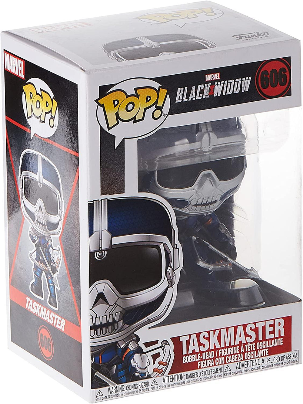 Marvel Black Widow Taskmaster Funko 46685 Pop! Vinyl #606 - Yachew