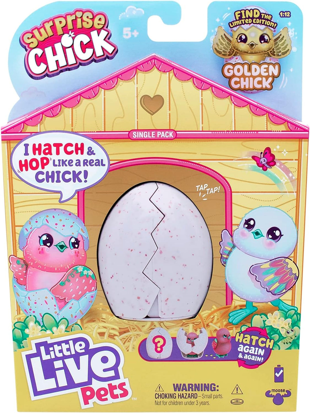 Little Live Pets| Surprise Chick| Cute Interactive Collectible Toy Chick Chirps & Taps