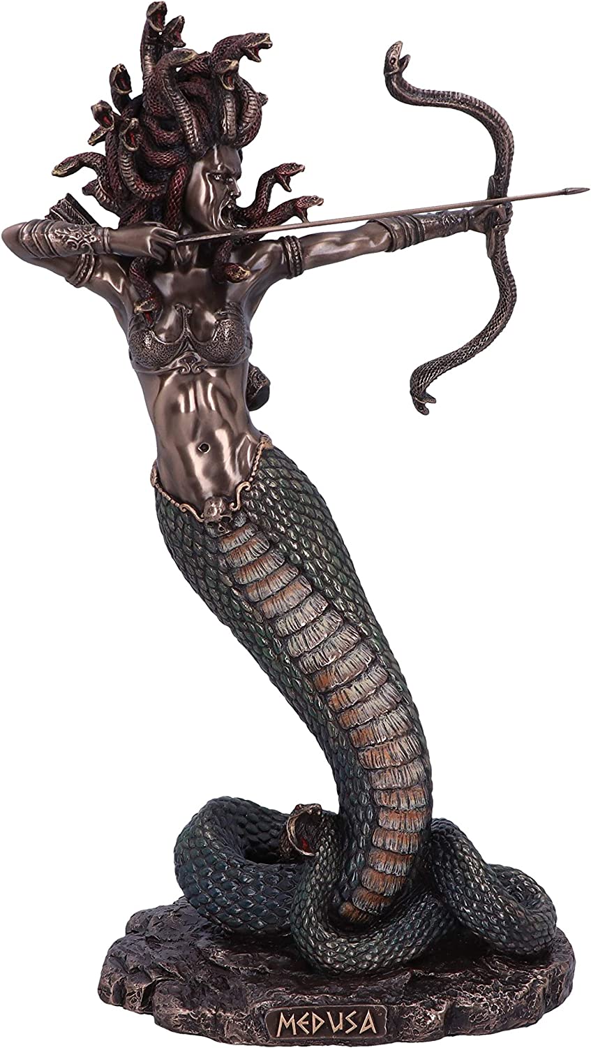 Nemesis Now Bronze mythologische Zornfigur der Medusa, 36 cm, C5444T1