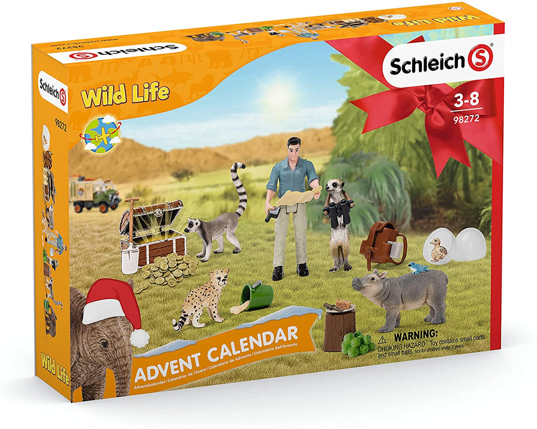 Schleich 98272 Calendario de Adviento Wild Life 2021