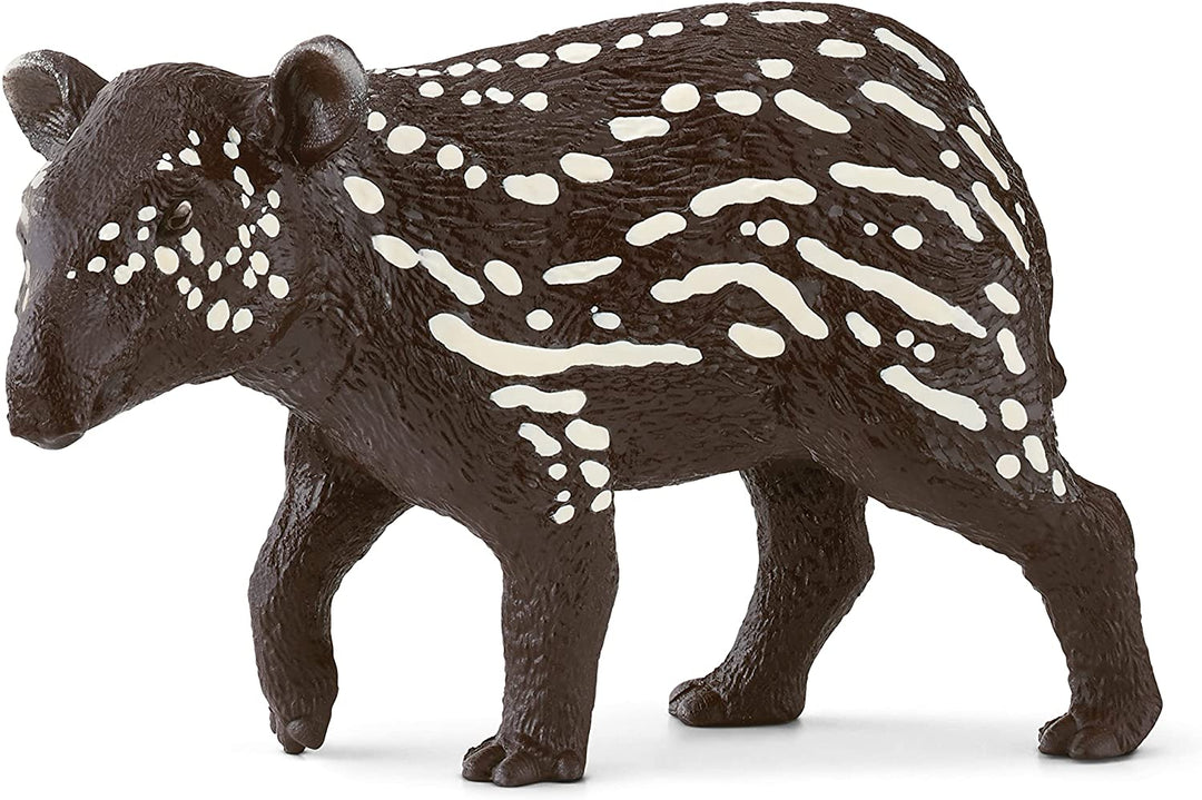 SCHLEICH 14851 Wild Life Tapir Baby Figur, Mehrfarbig